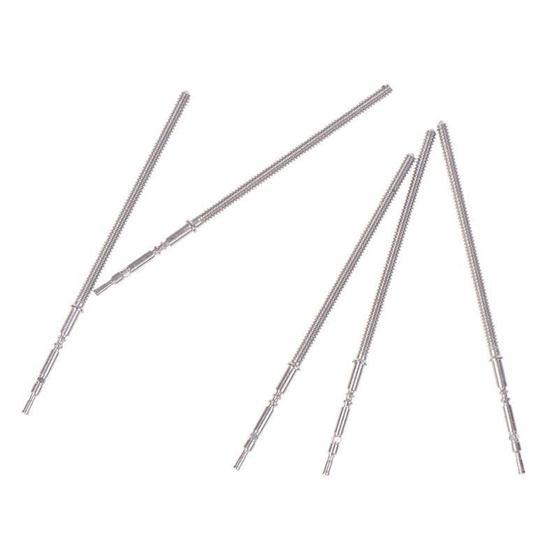 

5 шт. заводной шток часового механизма для высокоточного механизма серии Pe70 Pe90 запасные части для часового механизма ручка стержня штока серебряный