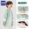 Luo Meng Boys' Chinese Hanfu Tang Suit Performance Set