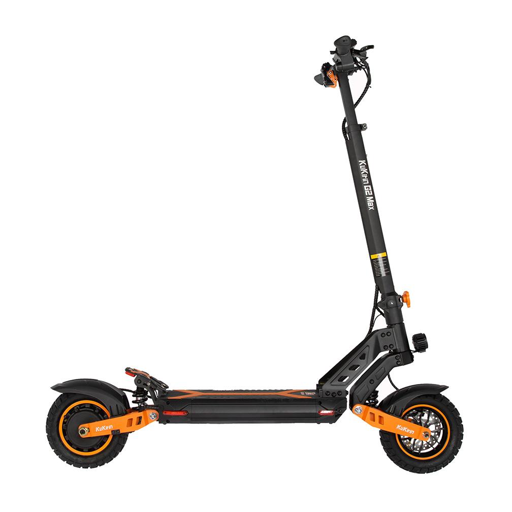 Kukirin GII Max Stadselsparkcykel 1000W 48V 20,8Ah, 55km/h Snabb Pendlar E-sparkcykel med Säte, Bekväm för Alla Åldrar