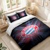Bettwäsche-Set 1 Bettbezug 2 Kissenbezüge FC Bayern München Aufdruck Schlafzimmer Heimdekoration