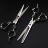 Manico Drago Argento Pk da 6,0 Pollici, Forbici per Capelli, Forbici per Capelli, Forbici Piatte, Forbici per Frangia, Forbici Dentate, Sottili