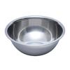 Thunder Group Stainless Steel Mixing Bowl, 44cm, Approx. 18.9L Capacity, for Food Preparation, Mixing, and Commercial Use, SLMB009