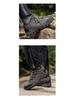 Men's Large Size Thick Sole Mesh Hiking & Trekking Shoes - Outdoor Casual Footwear