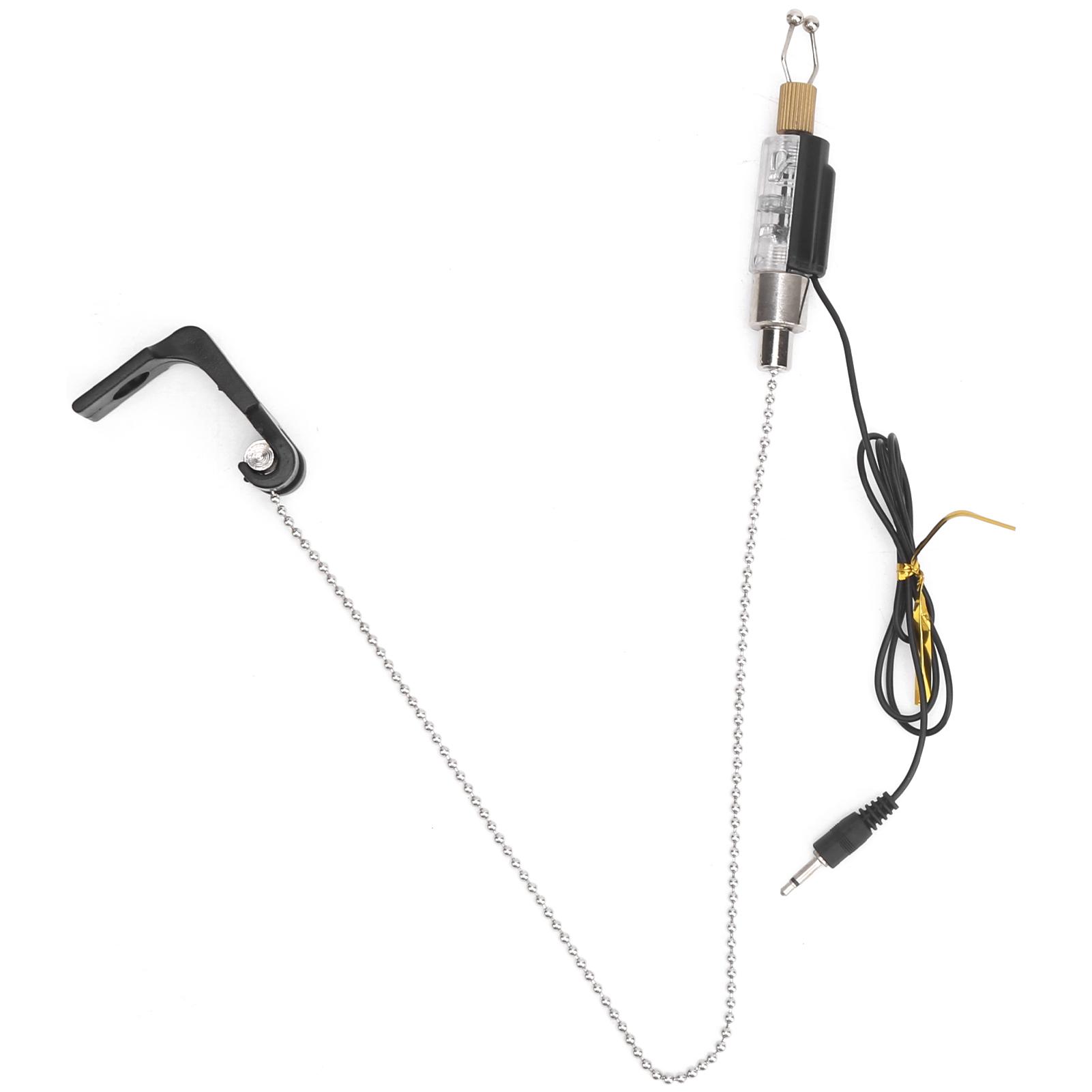 Stainless Steel Fishing Bite Alarm Indicator Alarm Chain Hanger Fishing Tackle Accessory