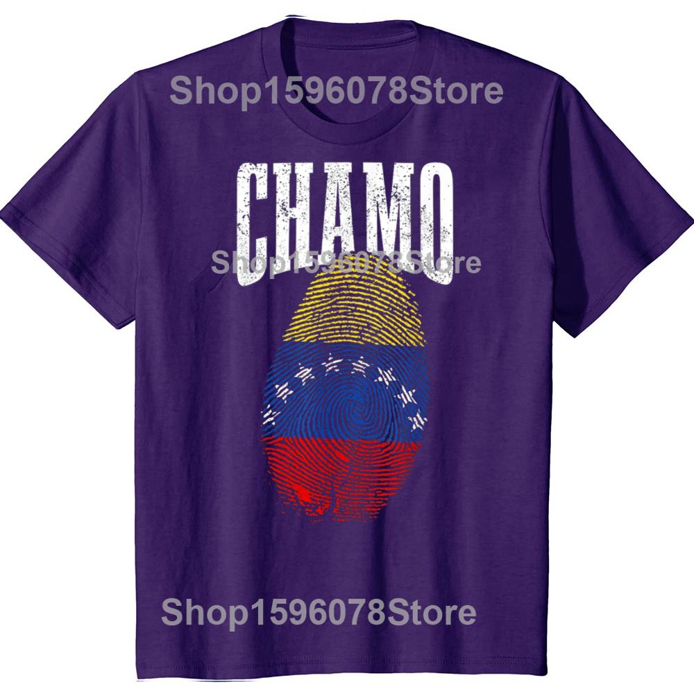 

Funny Venezuela Fingerprint DNA Venezuelan Flag Pride T Shirts Gifts Mens Clothing Fashion Casual Loose Oversized T Shirt 4XL