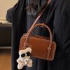Fashion Trend Handbag Women's 2025 Autumn New Korean Version Ins Trend Simple Foreign Style Small Square Bag Shoulder Bag