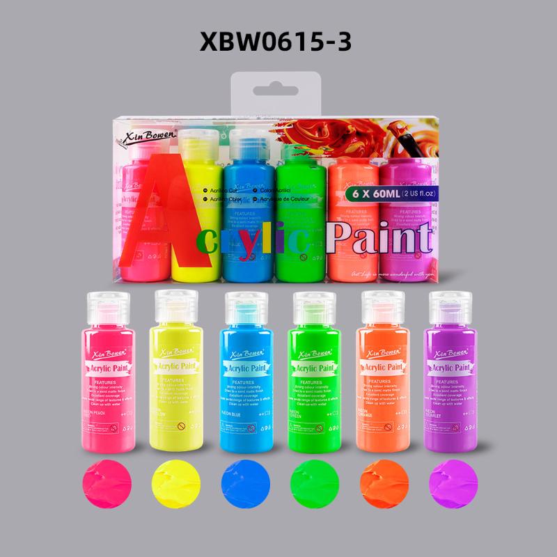 Macaron Pearl Color Waterproof Acrylic Pigment Set Hand-painted Graffiti Texture Painting By Art Students