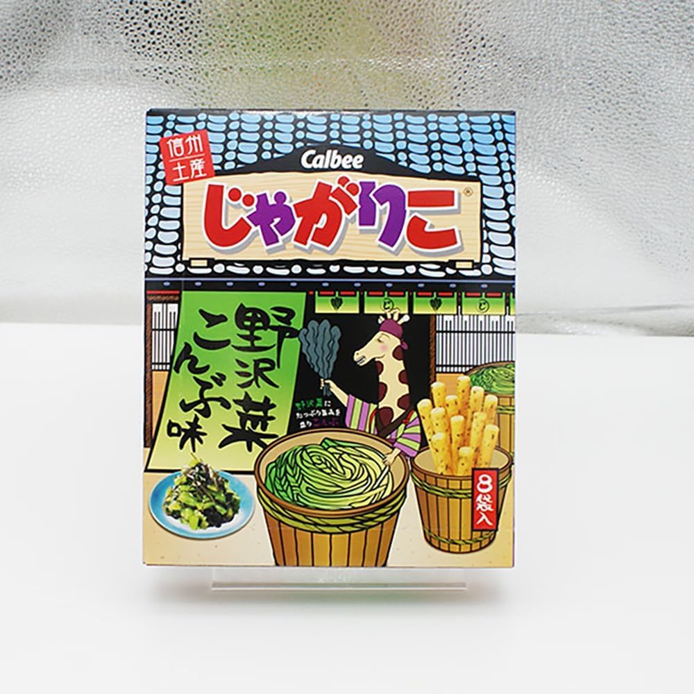 

Shinshu limited Jagariko Nozawana konbu flavor Shinshu Nagano souvenir snack (2 boxes)