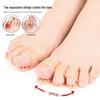 Three-Hole Toe Separator & Bunion Corrector: Soft, Cuttable Hammer Toe Straightener & Protector