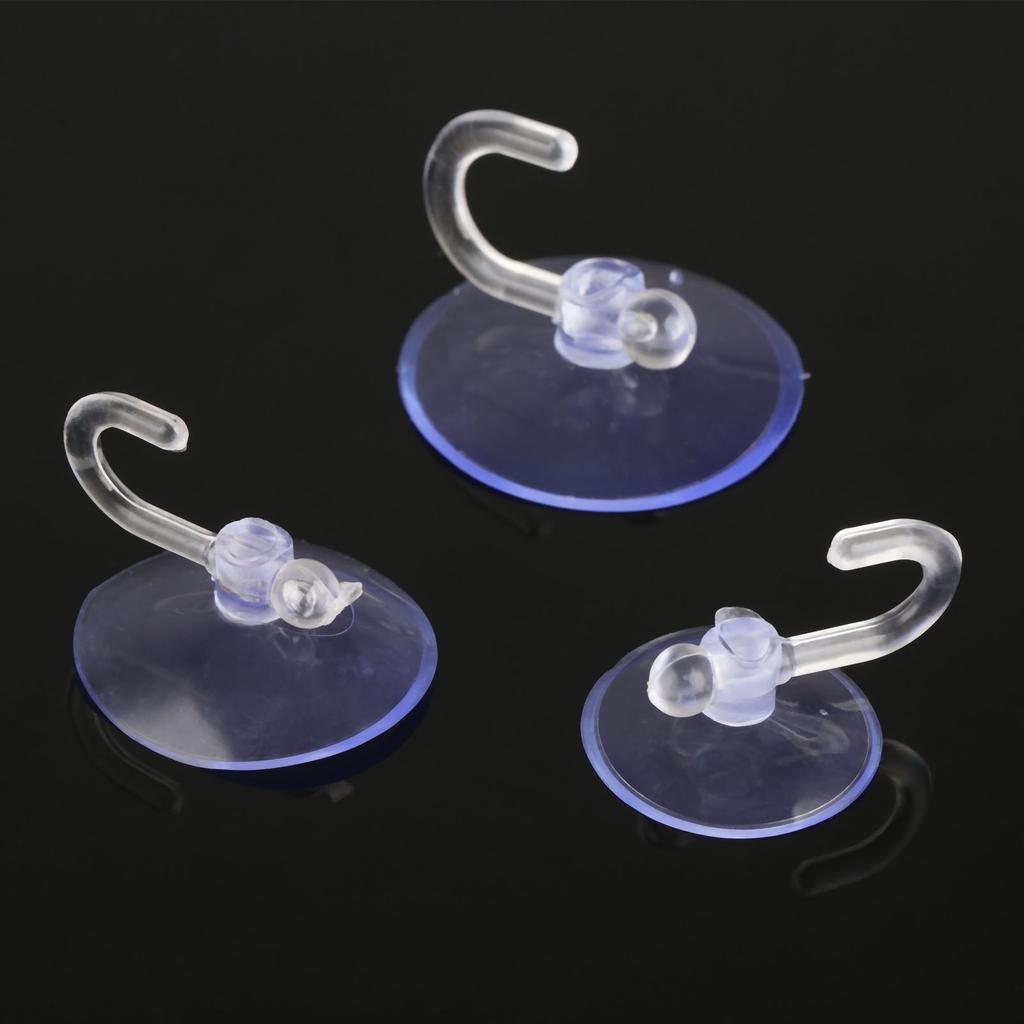 20Pcs Transparent Sucker Suction Cups Strong Vacuum Suckers Hook Hanger For Window Kitchen Bathroom Doll Toy Fridge 25/30/35mm