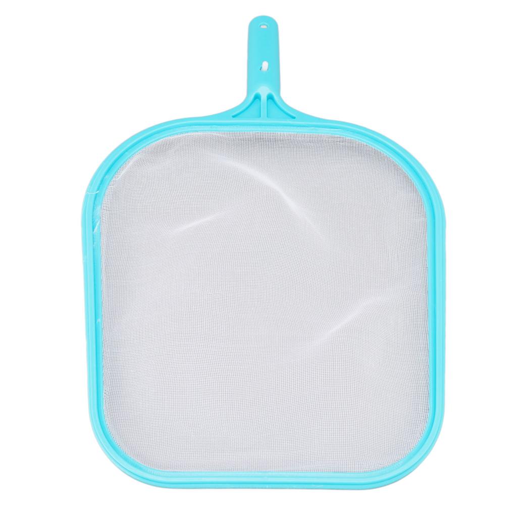 Pool Net Cyan Quick Cleaning Plastic Structure Nylon Material Pool Skimmer Leaf Net for Hot Tubs Fountains