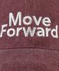 Wig Move Forward Damaged Ball Cap - Burgundy