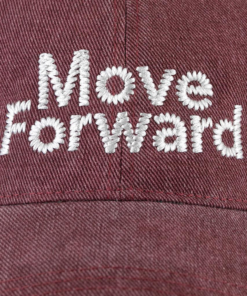 Wig Move Forward Damaged Ball Cap - Burgundy