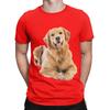 We love Golden Retriever Novelty 100 Cotton TShirt gloden retirever Tees Tops For Unisex