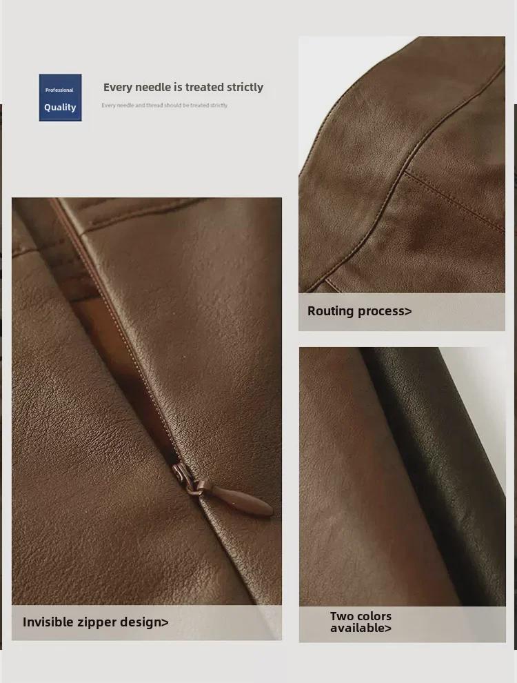 2023 Women's Trendy PU Leather Mini Skirt - Autumn/Winter Hot Girl Style