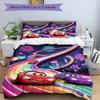 3pcs Through Night Sky Bedding Set, Includes One Quilt Cover and Two Pillowcases, Bedroom and Guest Room Decoration. S731044