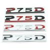 Auto 3D Metall P75D P85D P90D P100D Logo Aufkleber Aufkleber Für Tesla Modell 3 XSY Stamm Buchstaben Emblem Abzeichen Aufkleber