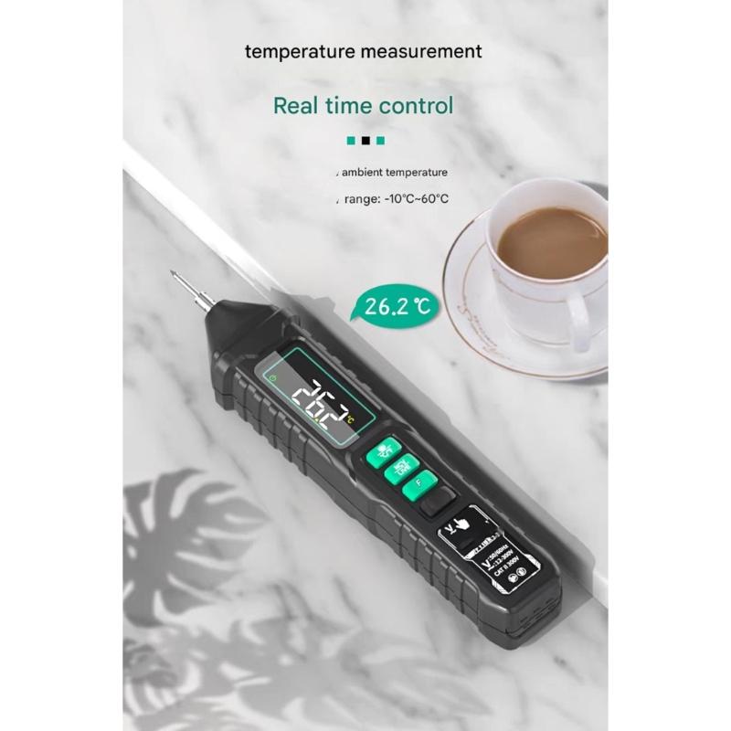 Rechargeable Electrical Tester with Multiple Functions Digital Voltage Tester Pen None Contact Induction Tester Pen