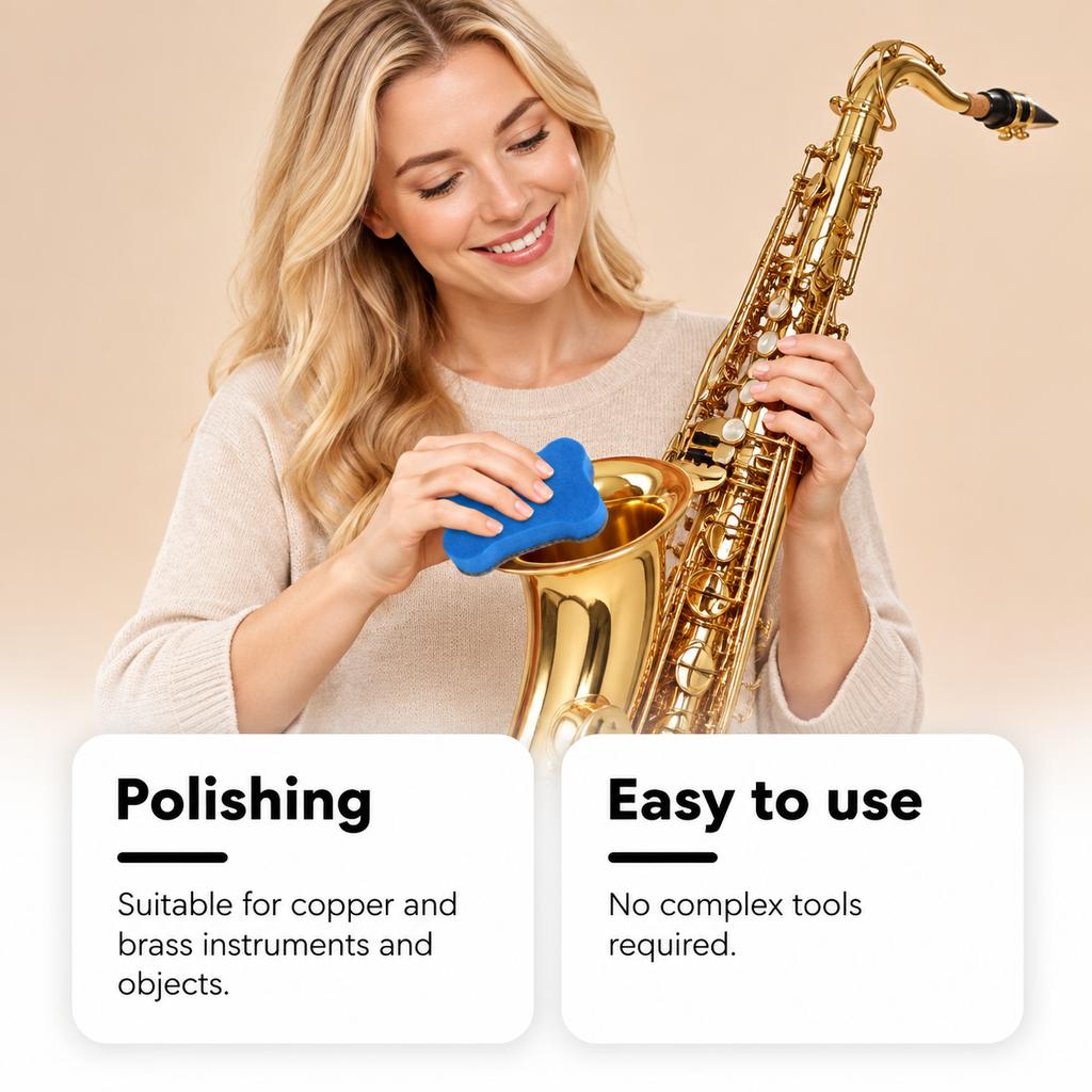 Copper Metal Polishing Paste Revive Dull Brass Surface Musical Instruments Clean Oxidation Antique Copper Tarnish Remover Cream