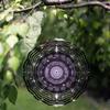 360 Degree Rotating 10 Inch Metal Wind Spinner for Outdoor Garden Patio Balcony Decor Elegant Hanging Wind Chime No Electricity Needed