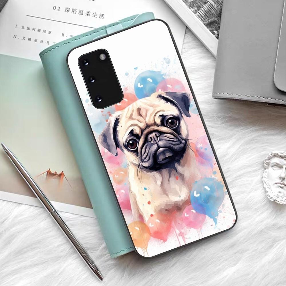 French Bulldog Dog Pug Phone Case Silicone PC+TPU For Samsung S10 20 30 22 23 24 Plus Lite Ultra Cover