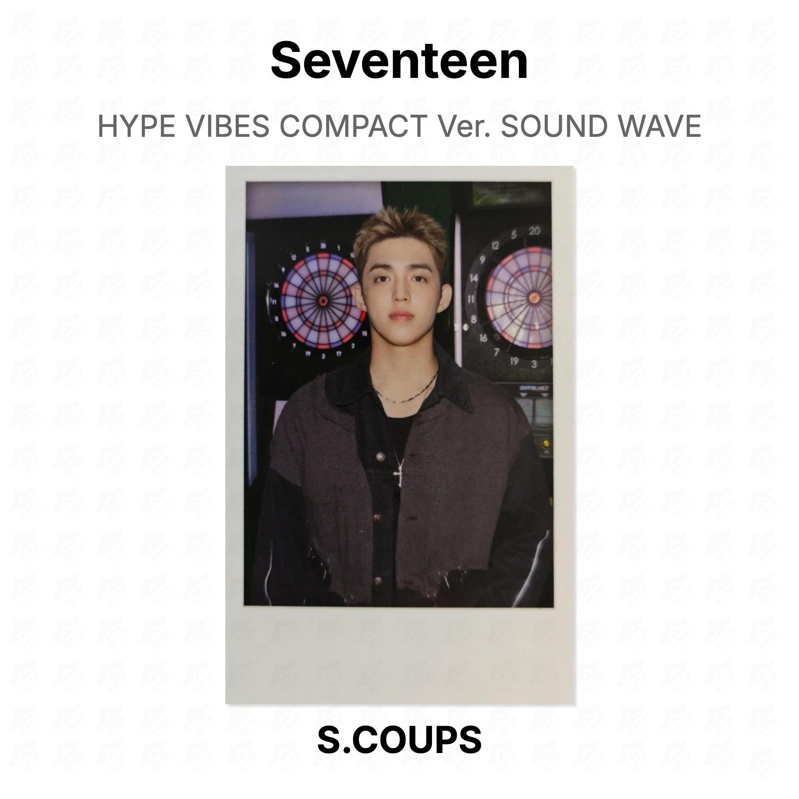 Seventeen HYPE VIBES COMPACT Ver. SOUND WAVE Official Photocard S.COUPS