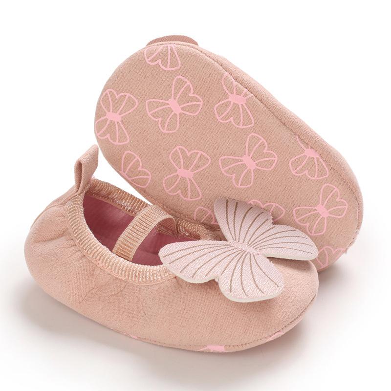 Vår och Höst 0-1 År Baby Lärskor Mjuka Sulor Andningsbara Babyskor Prinsessskor