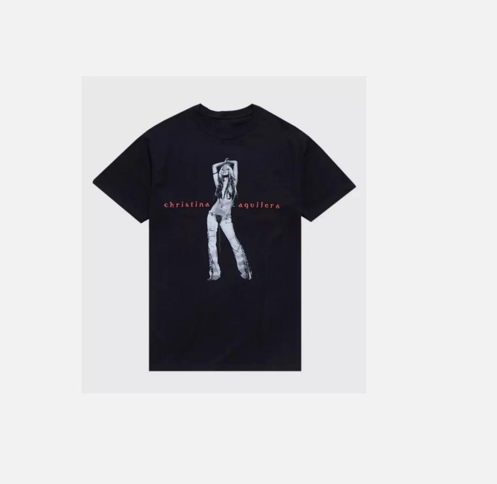Rare Pose Christina Aguilera Black Short Sleeve Size S5xl Shirt
