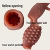 Men's Silicone Wearable Wolf Tooth Sheath for Penis Enlargement and Thickening