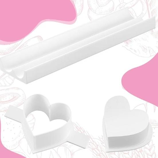 Cake Pop Mold Set Easy Cake Pop Circle Maker PLA Baking Cutter Molds Cookie Mold for Home Baking Parties Weddings