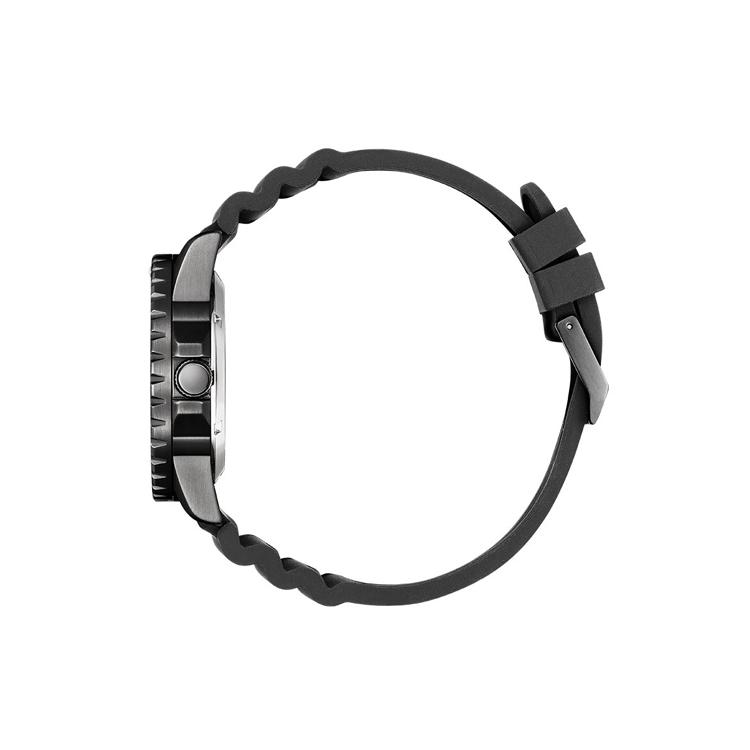 Citizen Mechanical Movement Rubber Strap Watch Men's Watches Black Dial NJ0125-11E