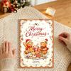 Festliche Feiertagsgeschenkpräsentation DIY Spiralgebundenes Weihnachtskartenbuch, 5x7 Heft, Dekoratives Heft 10 Seiten Frohe Karten, Geschenke für Familie,
