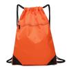 Custom Nylon Lightweight Solid Color Drawstring Sports Backpack