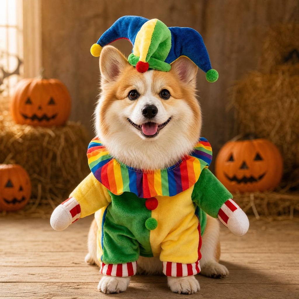 Halloweenowy Śmieszny Kostium dla Zwierzęcia Strój Cosplay dla
