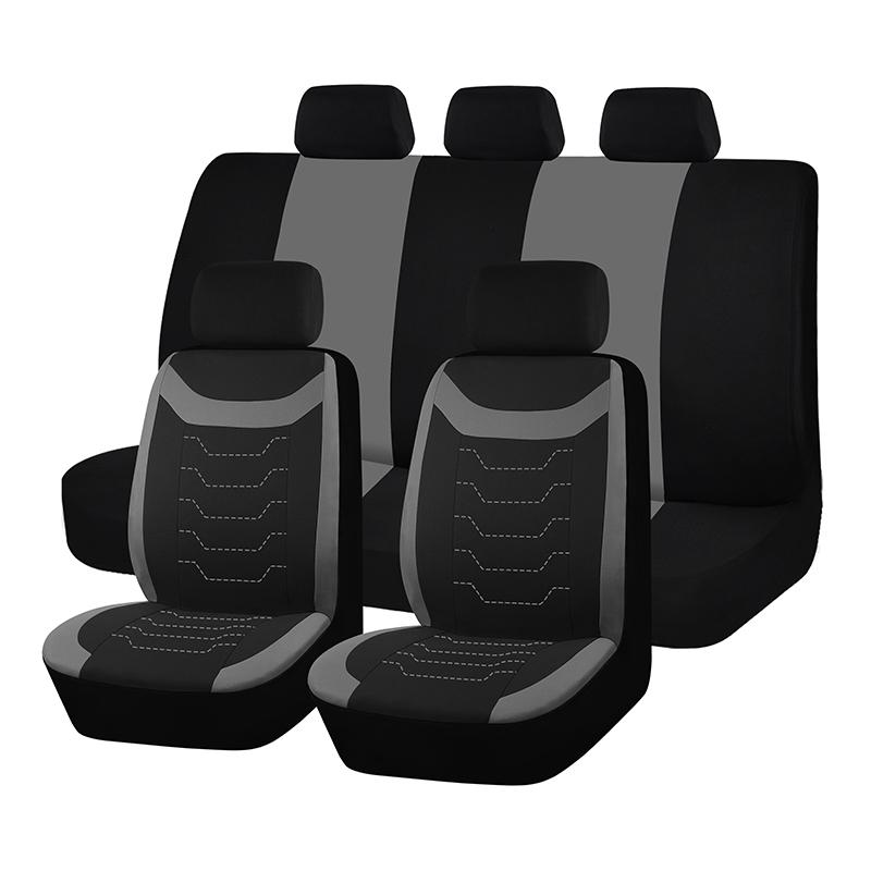 Universal Size Concave Embroidery Car Seat Covers Fit For Most Car SUV Truck Car Accessories Interior With Airbag Compatible