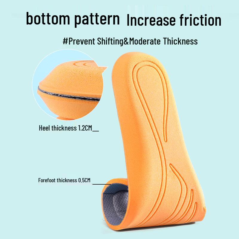 Unisex Sweat-Absorbent Breathable Massage Insoles with Soft Sole & Deodorizing 4D Design for Military Training
