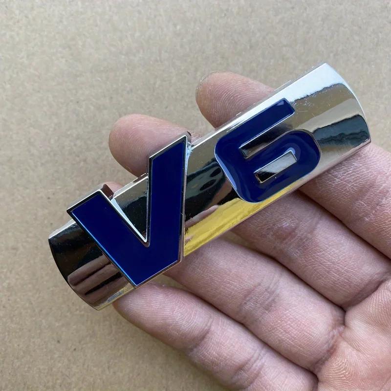 Make Your Car Stand Out with These V6 Logo Car Stickers!