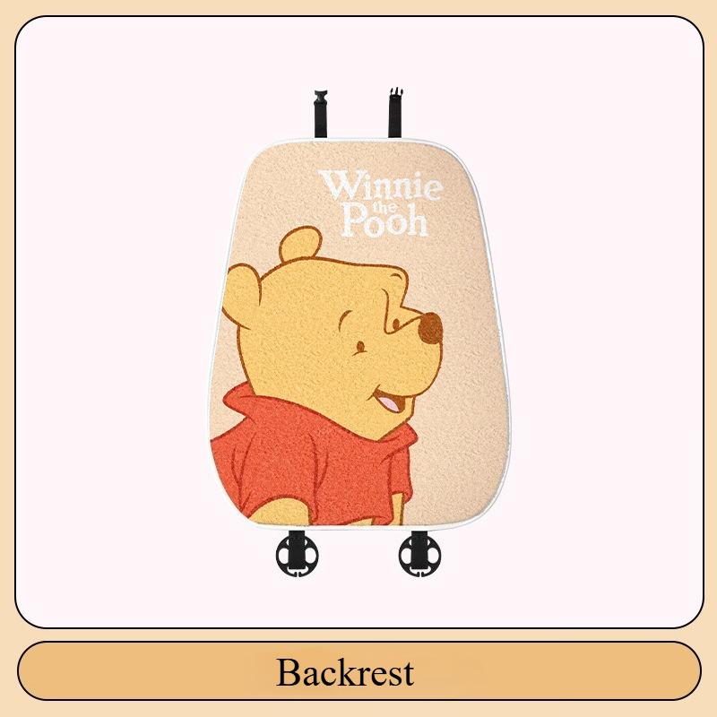 Lotso Mickey Winter Plush Car Seat Cushion Cover Warm Four Seasons Universal Automotive Seat Cover Seat Accessories