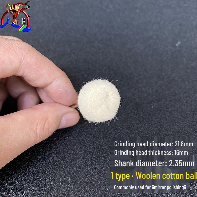 Small Grinding Head Scouring Pad with Wool, Cloth, and Nylon Fiber Polishing Wheels