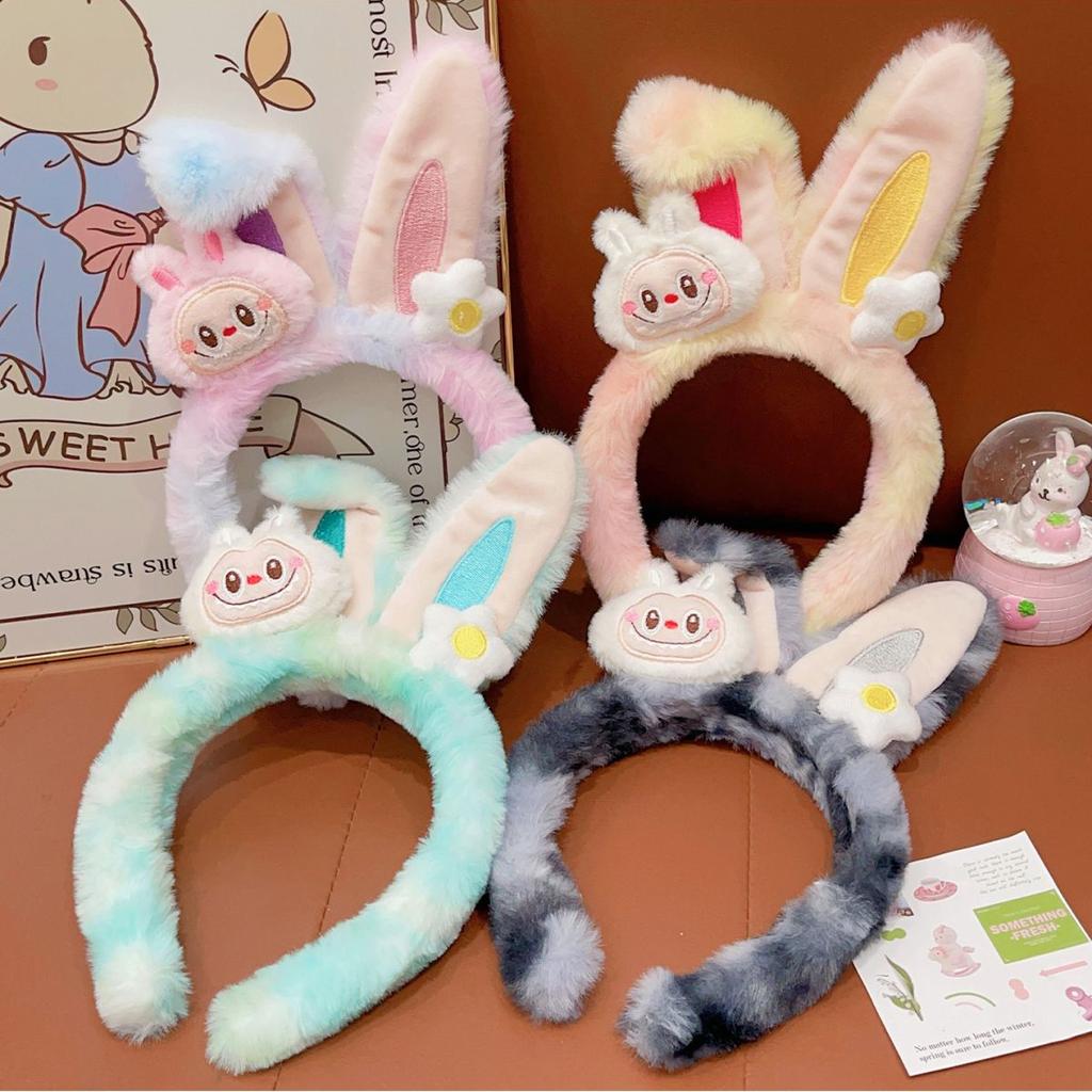 Cerc de păr Labubu Fată Desen animat Labubu Plus Ac de păr Piesă de cap Bentiță Accesorii de păr