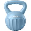 Kettlebell 6 kg Weight, Sand-Filled Weight for Beginners, Home Strength Training, 21 x 21 x 27 cm, Blue