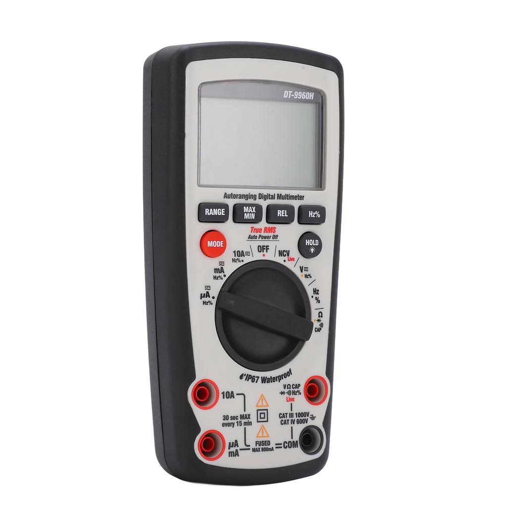 DT‑9960H Multimeter Digital LCD Universal Tester NCV Testing with Overload Protection for Electricity Testing