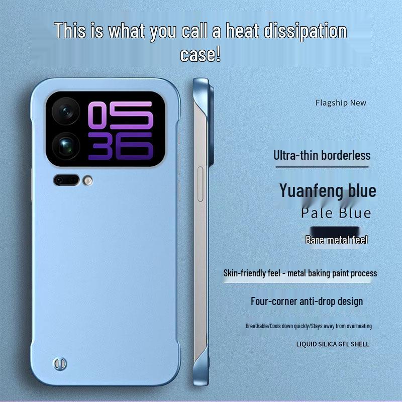 Custodia per Telefono con Supporto Rotante Magnetico per Xiaomi 17 Pro Max - Design Premium Senza Bordi per Uomo