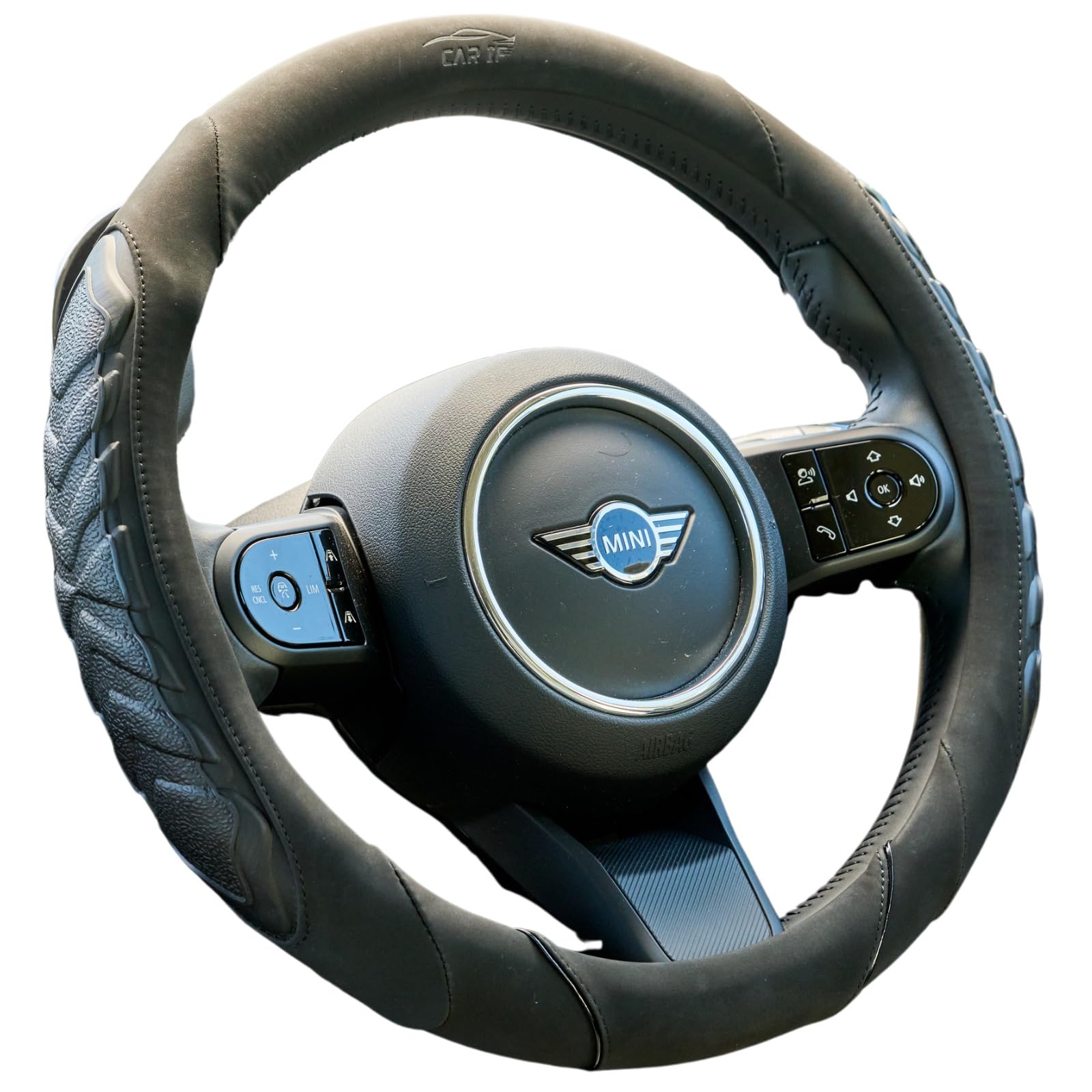 

Накладка на руль ZERO Car, Предотвращение аварий, Нескользящая, Роскошная, Подарок, (черный) чёрный