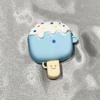 Summer Cool Ice Cream Shaped AirPods 1/2 Generation Case, Apple Bluetooth Earphone Cover, Shockproof Case, Cartoon Ice Cream Pattern Trendy Shell