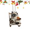 Car Rearview Mirror Decoration, Cat Decoration - 2D Acrylic Auto Animal Decoration | Cat