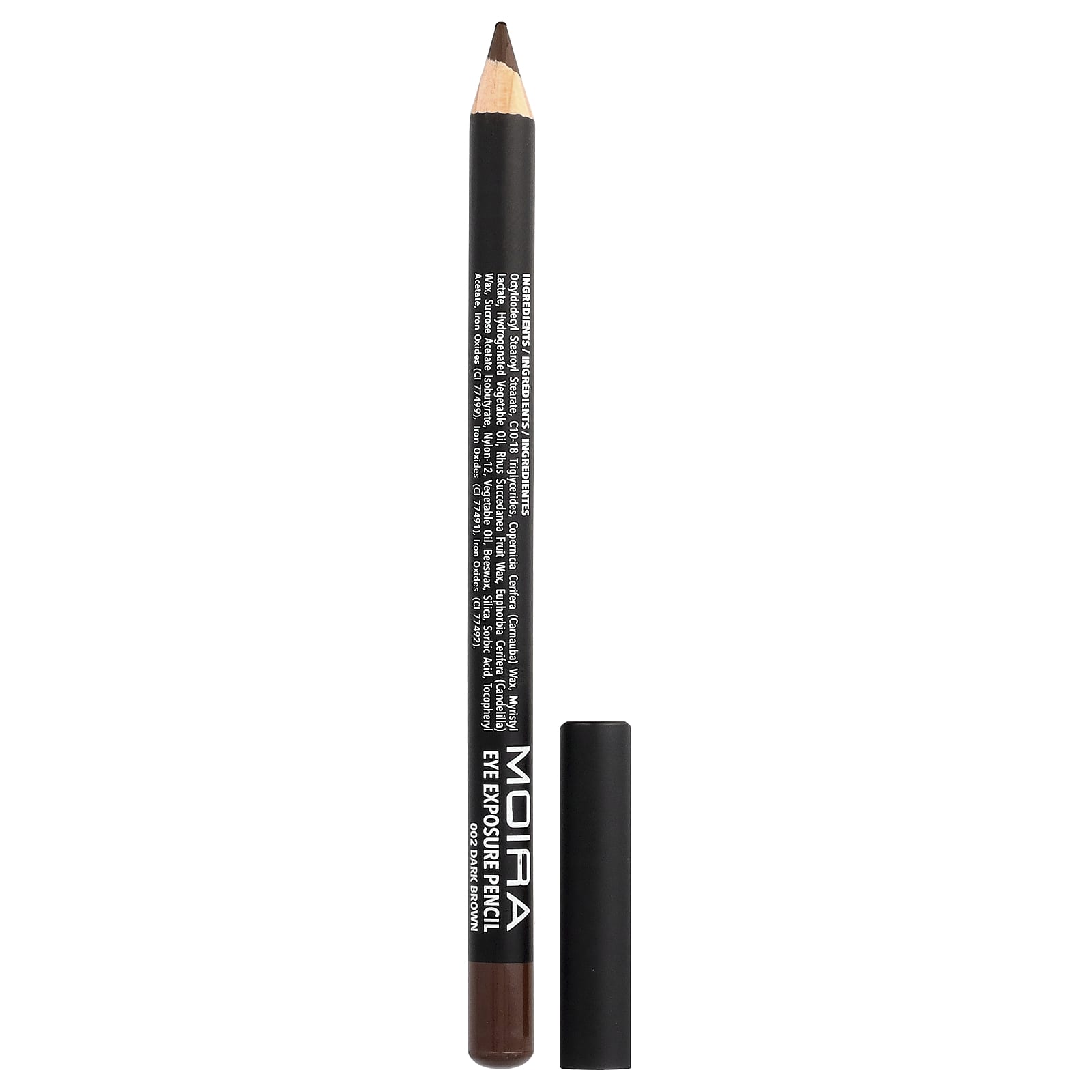 

Moira Beauty, Eye Exposure Pencil, 002 Dark Brown, 1.1g (0.04oz)