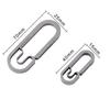 Titanium Alloy Keychain EDC Carabiner Metal Fast Buckle Key Holder Lightweight Keychain Equipment Maximum Weight 25KG
