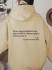 2023 Women's Fleece-Lined Hoodie with Letter Print & Kangaroo Pocket