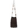 Frühling und Sommer Neuer Stil, Retro, Kordelzug Damen Tasche, Quasten Perlen Accessoires, Original Design, Umhängetasche